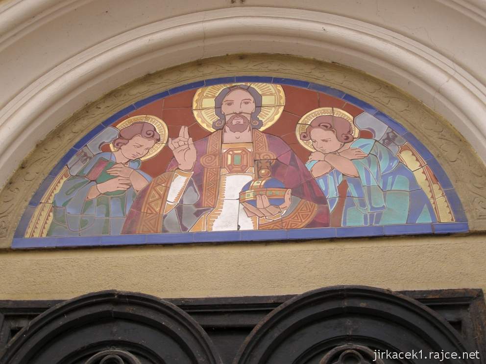Kyjov - kaple sv. Josefa Kasalanského - keramická mozaika Posledního soudu od akademického malíře Jano Köhlera