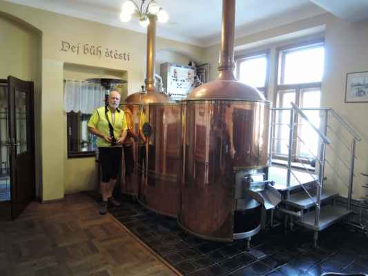 Interiér pivovaru Kolčavka