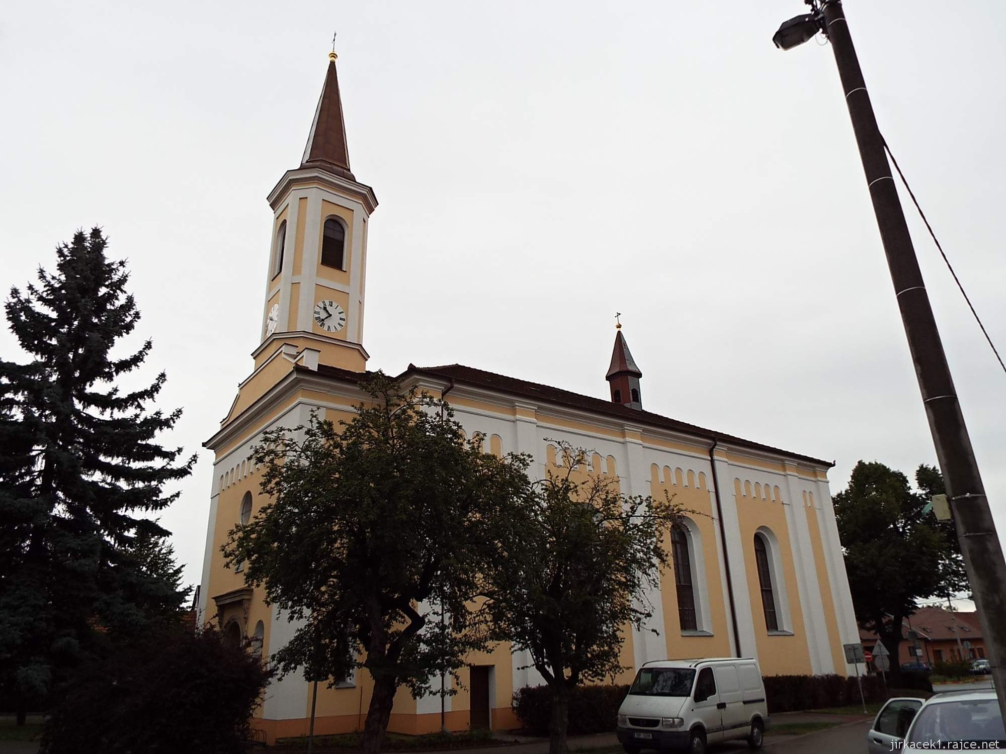 Vranovice - kostel Navštívení Panny Marie - celkový pohled