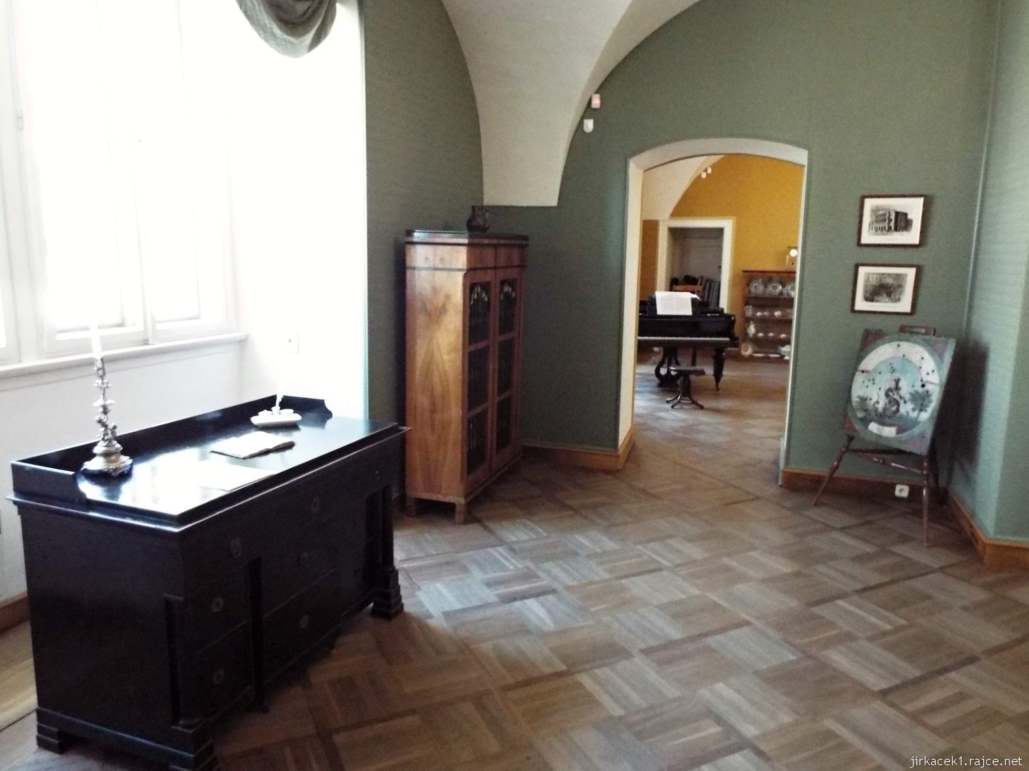 Litomyšl - Rodný byt Bedřicha Smetany - pracovna