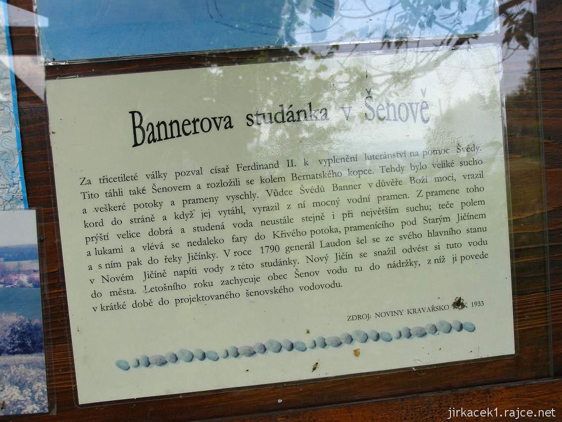 Šenov u Nového Jičína - Bannerova studánka - pověst