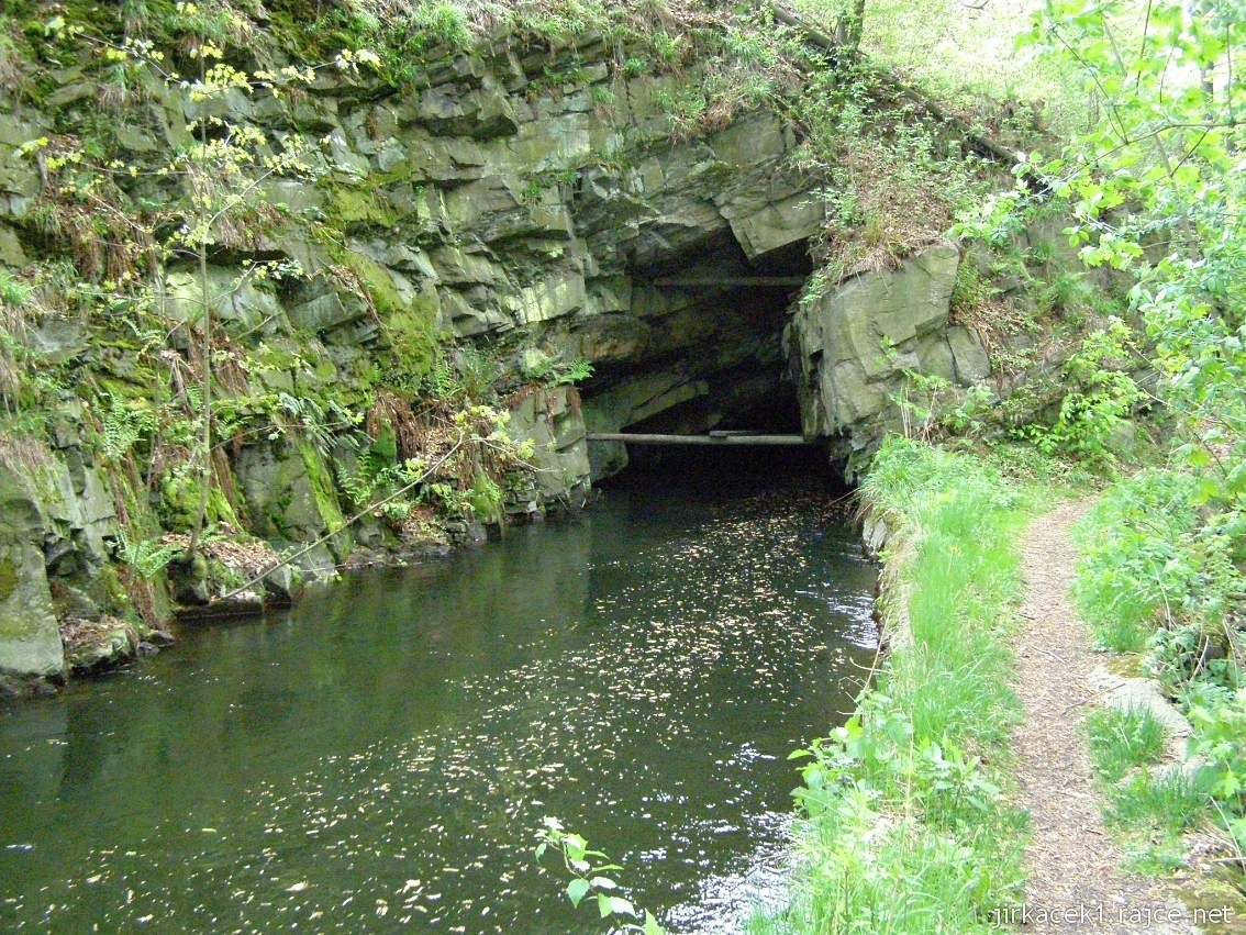 Weisshuhnův kanál 60 - ústí druhého tunelu