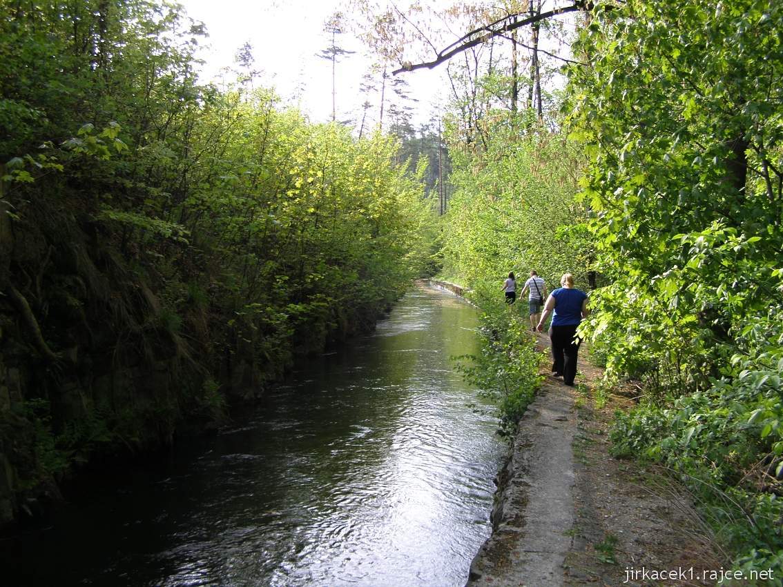 Weisshuhnův kanál 66 - kanál v závěru trasy