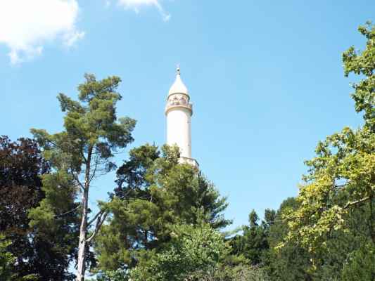 Lednice - rozhledna Minaret - špička Minaretu