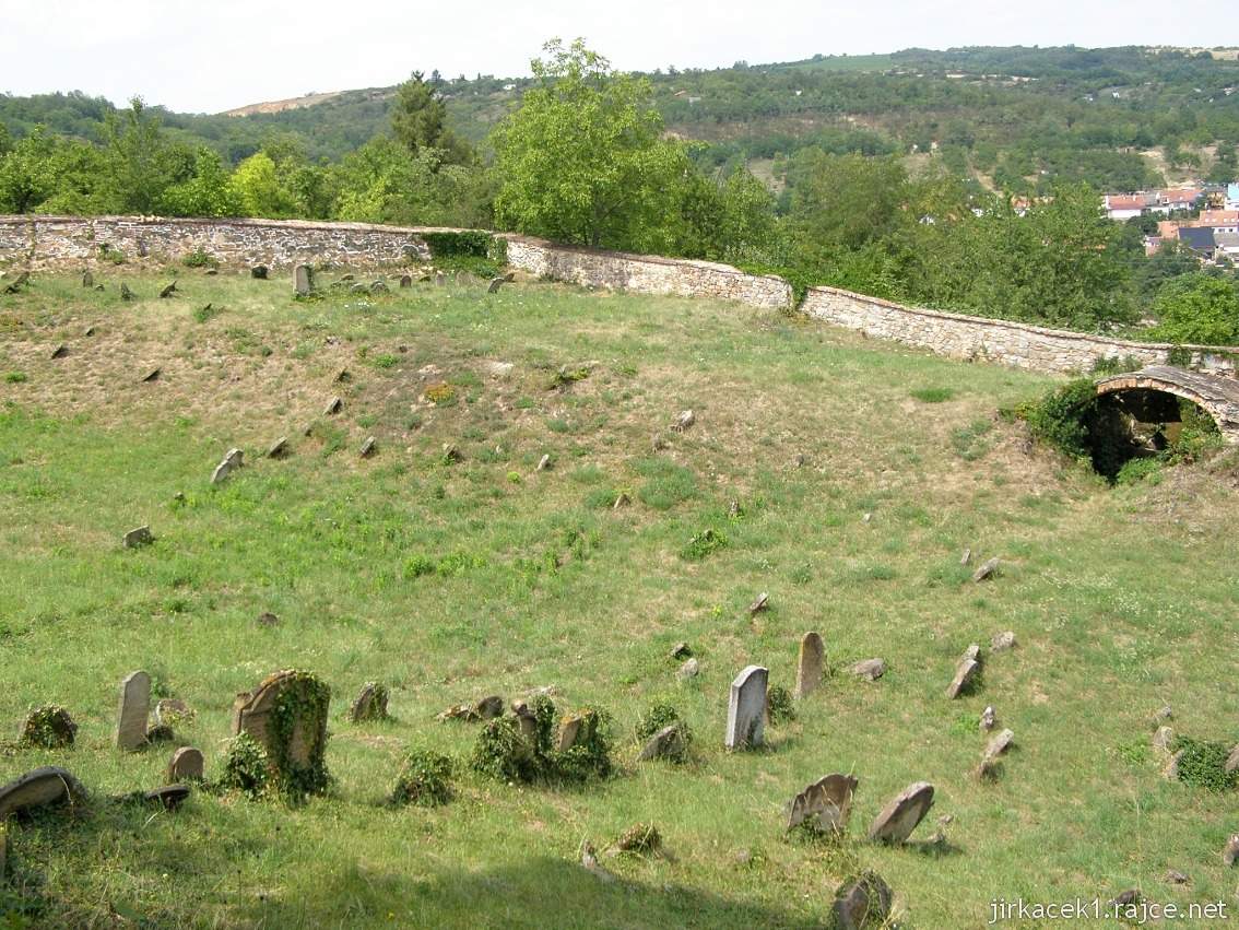 Dolní Kounice - židovský hřbitov 22 - spodní část hřbitova