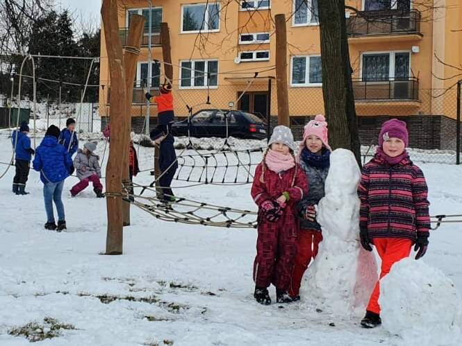 Zima ve školní družině