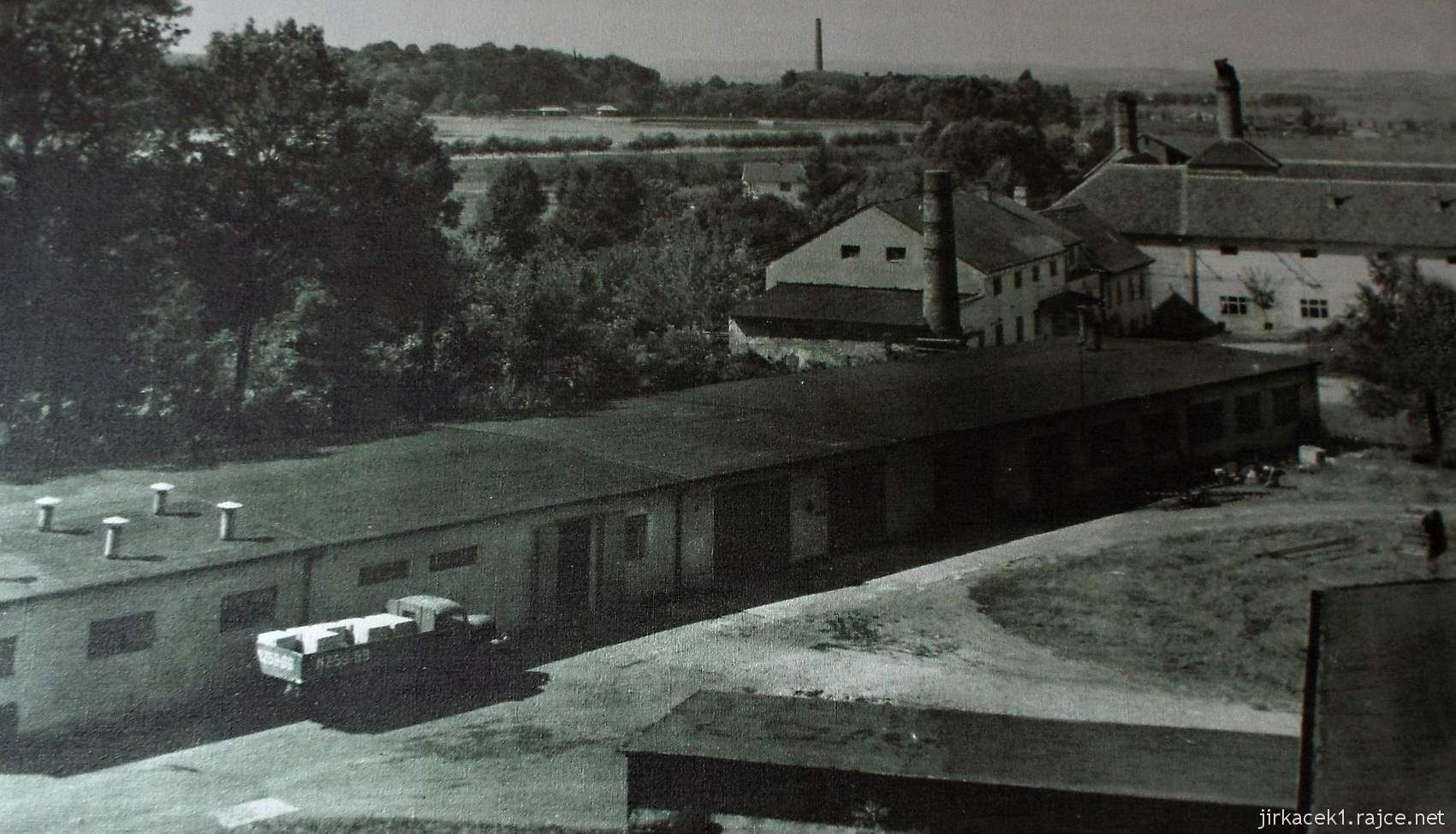 Slavkov u Brna - Slavkovský pivovar - historické foto sladovny