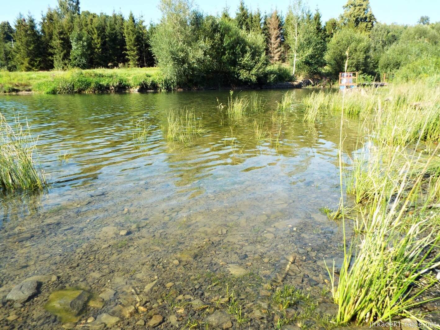 F - přehrada Slezská Harta 20 - záliv u Razové