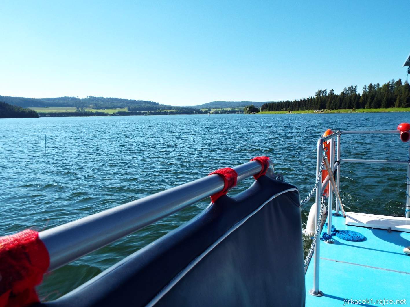 přívoz Roudno - Razová 14 - plavba lodí