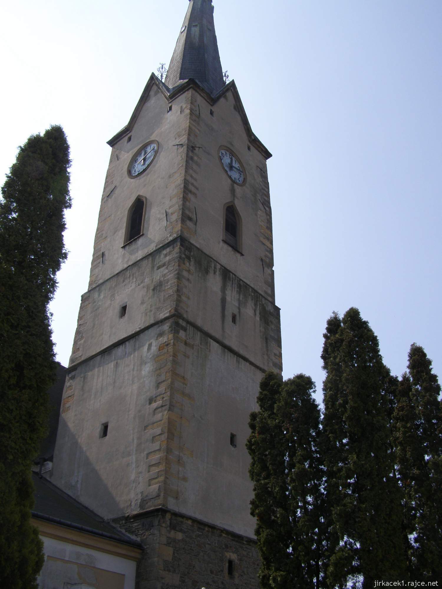 Mohelnice - kostel sv. Tomáše z Canterburry - věž