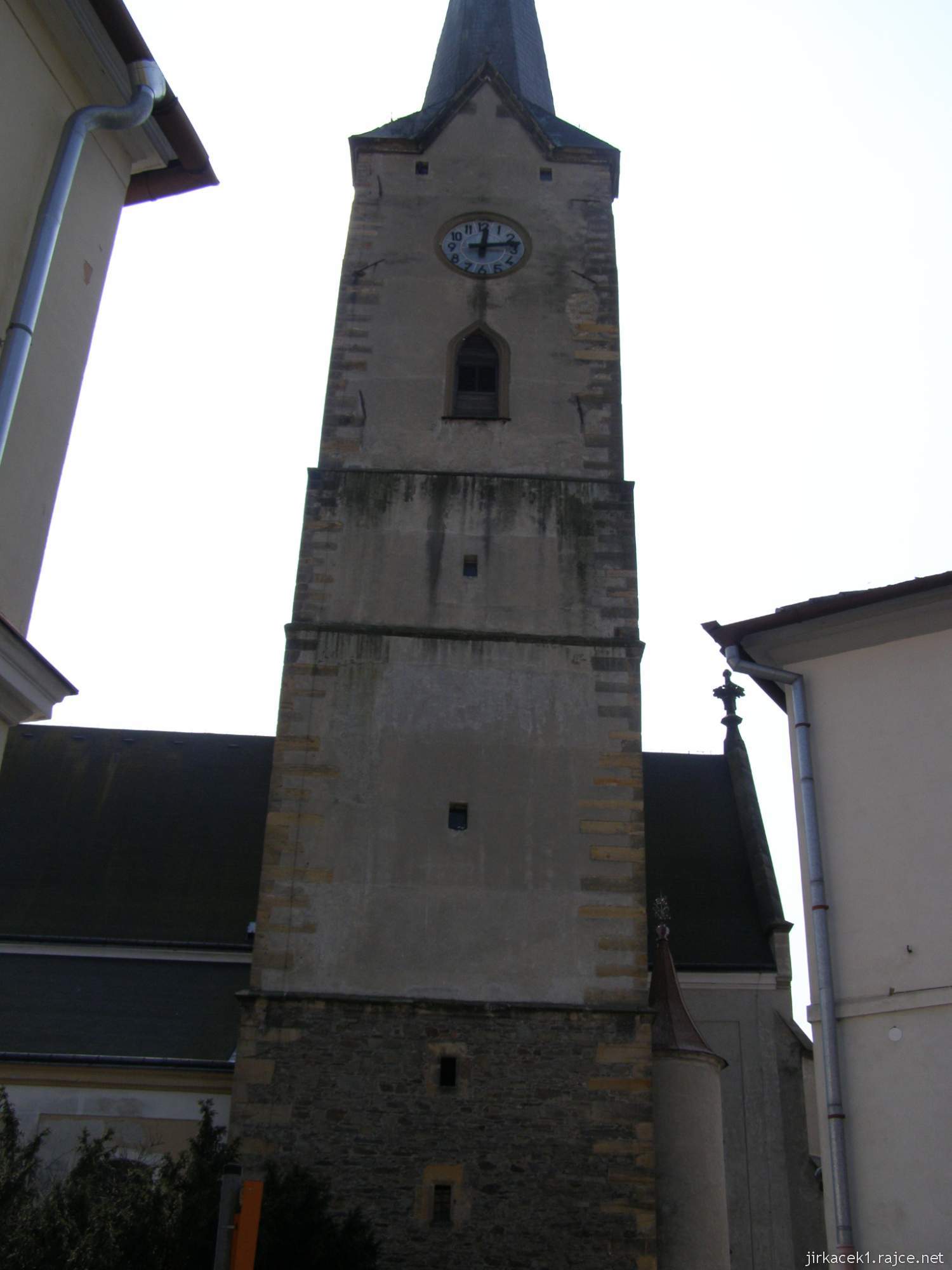 Mohelnice - kostel sv. Tomáše z Canterburry - věž