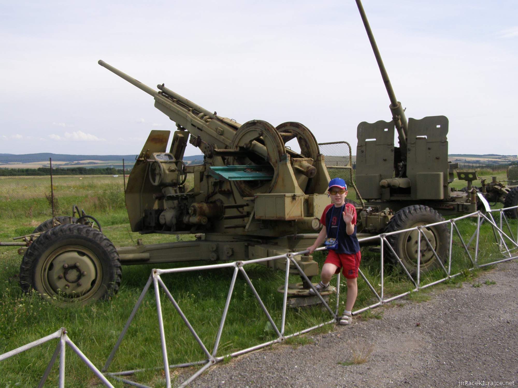 Vyškov - vojenské a letecké muzeum - protiletadlový kanon
