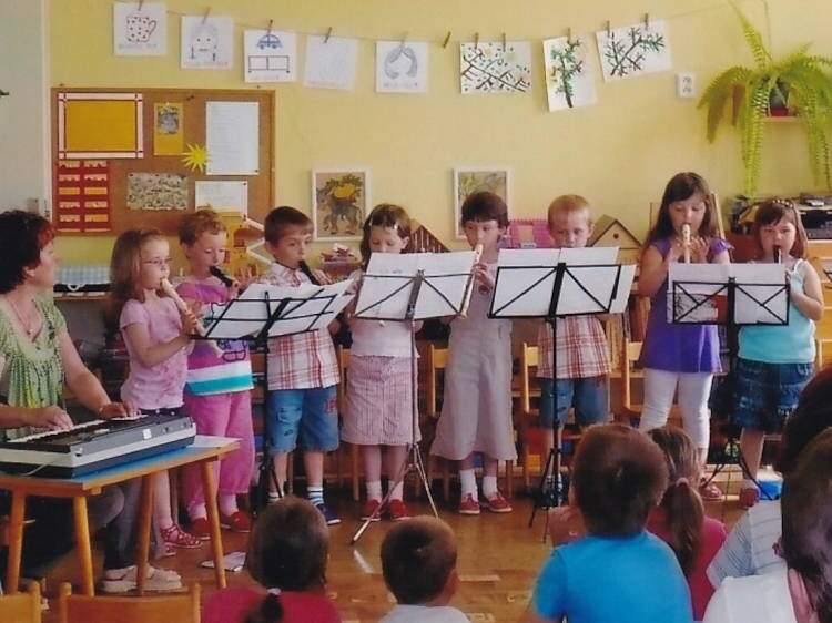 Koncert flétnového kroužku v MŠ