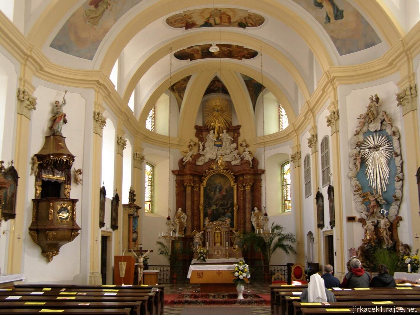 Velký Týnec - kostel Nanebevzetí Panny Marie