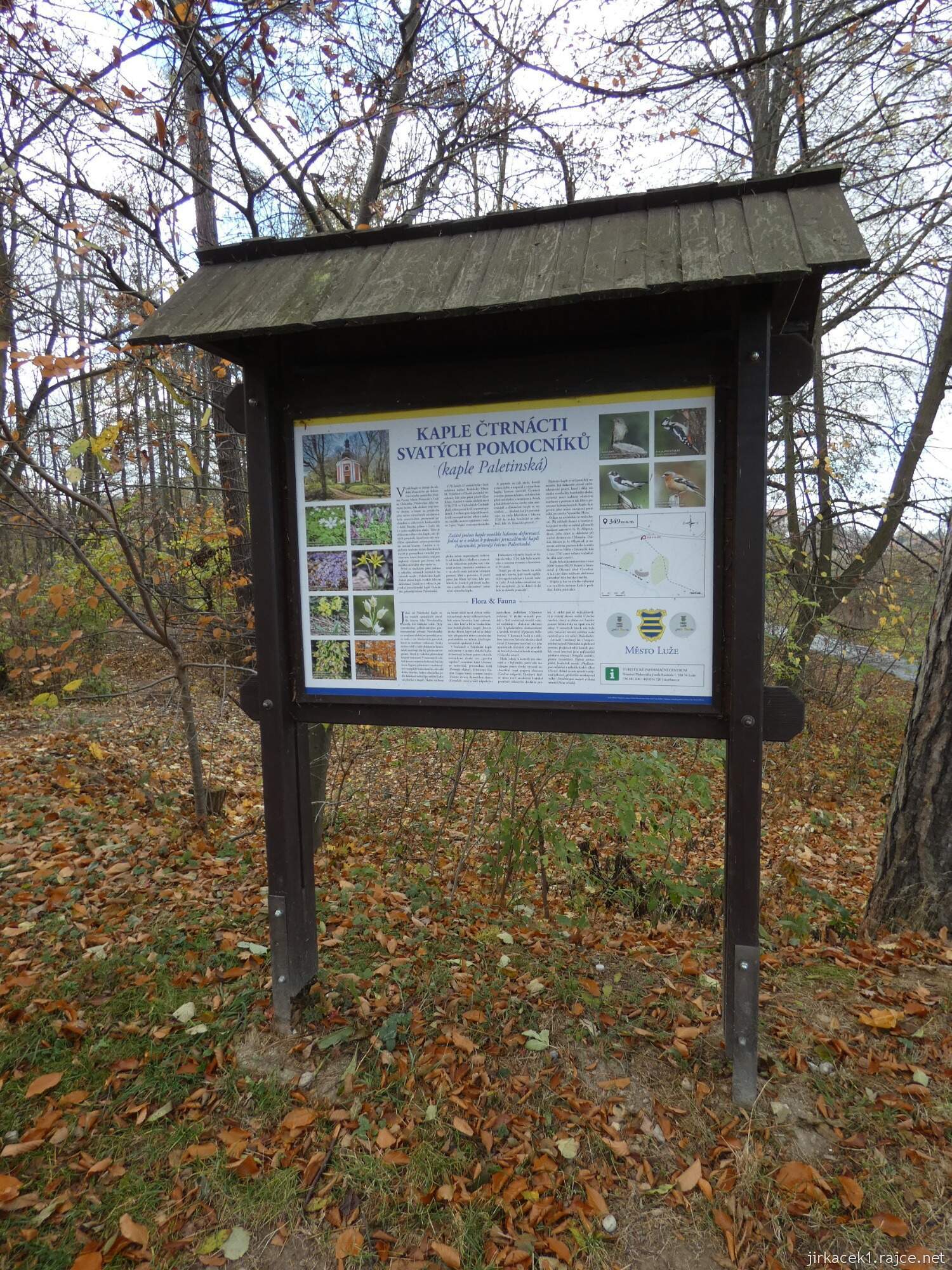 Luže - Paletínská kaple (kaple Čtrnácti svatých pomocníků)