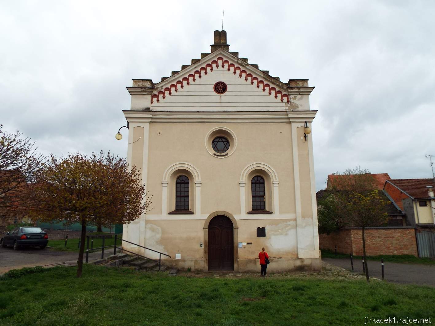 Slavkov u Brna - židovská synagoga - průčelí