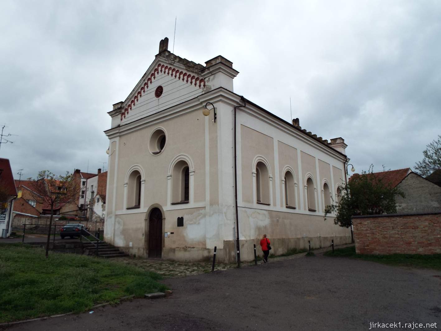Slavkov u Brna - židovská synagoga - celkový pohled
