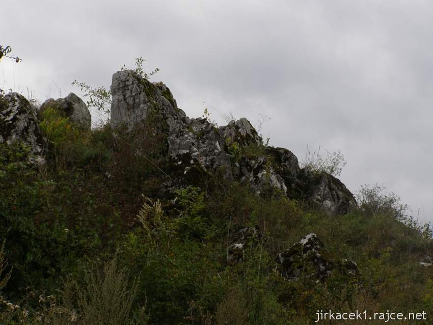 Ostrov u Macochy - jeskyně Balcarka - Balcarova skála