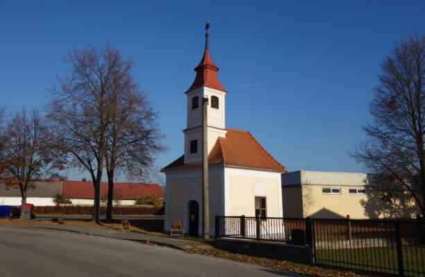 Kaple Panne Marie v Břilicích. Postavena roku 1820.