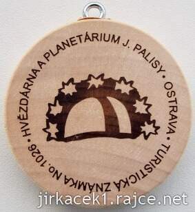 Turistická známka 1026 Hvězdárna a planetárium Ostrava - 1. verze