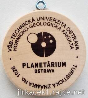 Turistická známka 1026 Hvězdárna a planetárium Ostrava - 2. verze