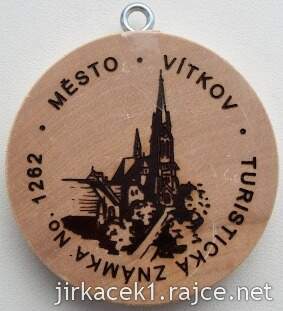 Turistická známka 1262 Město Vítkov