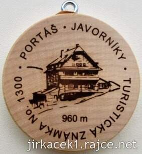 Turistická známka 1300 Portáš