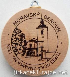 Turistická známka 1358 Město Moravský Beroun