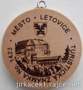 Turistická známka 1423 Město Letovice