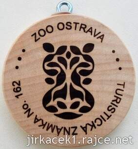 Turistická známka 162 ZOO Ostrava 3. verze