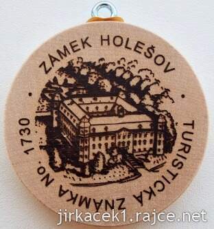 Turistická známka 1730 zámek Holešov