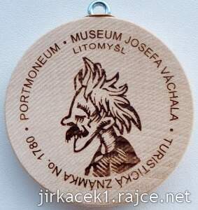 Turistická známka 1780 Portmoneum - museum Josefa Váchala v Litomyšli - 2. verze