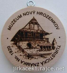 Turistická známka 1920 muzeum Nový Hrozenkov