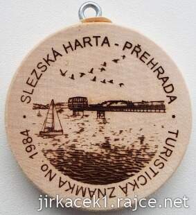 Turistická známka 1984 Přehrada Slezská harta