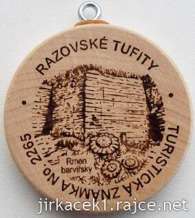 Turistická známka 2265 Razovské tufity