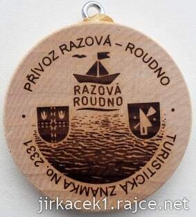 Turistická známka 2331 Přívoz Razová - Roudno