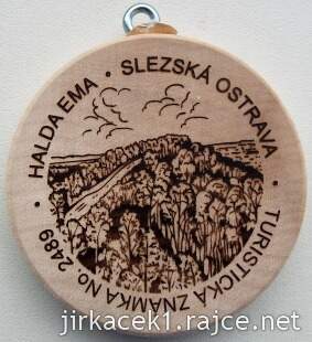 Turistická známka 2489 Halda Ema Ostrava