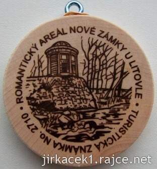 Turistická známka 2710 Romantický areál Nové Zámky u Litovle