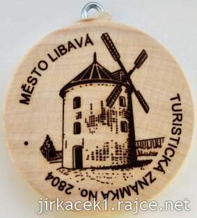 Turistická známka 2804 Město Libavá