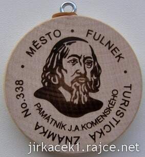 Turistická známka 338 Město Fulnek 1. verze