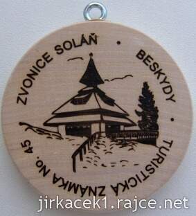 Turistická známka 45 Soláň 3. verze