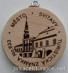Turistická známka 633 Město Svitavy