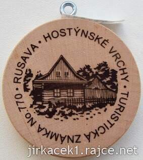 Turistická známka 770 Rusava