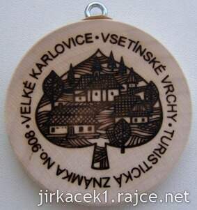 Turistická známka 908 Velké Karlovice