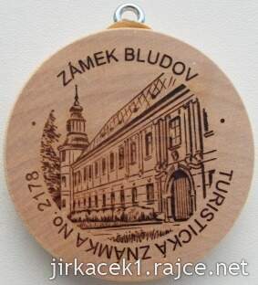 Turistická známka 2178 zámek Bludov
