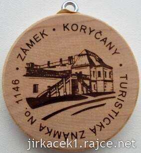 Turistická známka 1146 zámek Koryčany