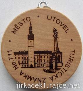 Turistická známka 711 město Litovel